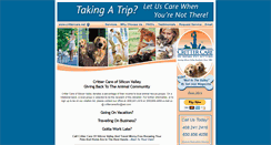 Desktop Screenshot of crittercare.net